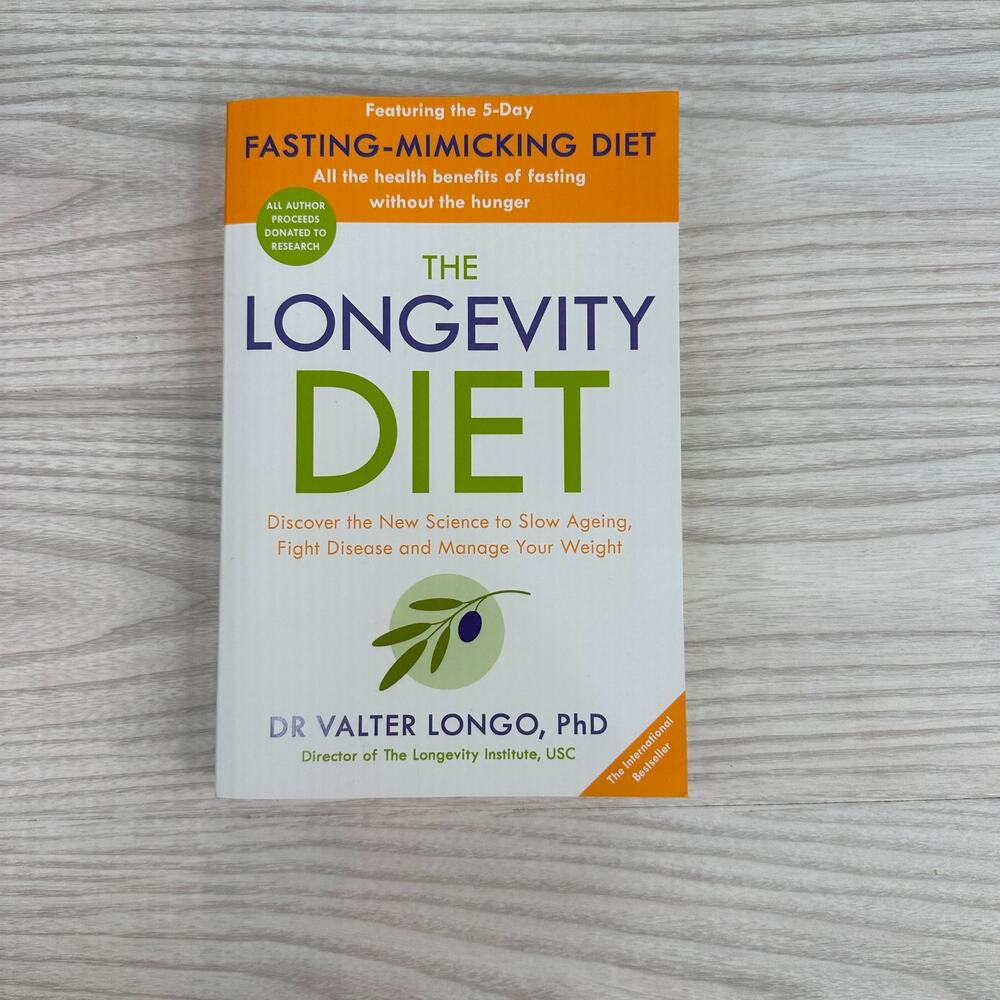 The Longevity Diet book by Dr. Valter Longo Paperback Penguin Random House 2019
